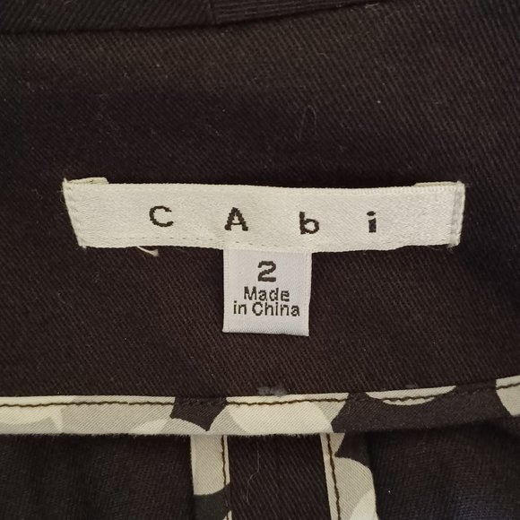 CAbi Black Military Style Jacket/Blazer Size 2 - Picture 4 of 6